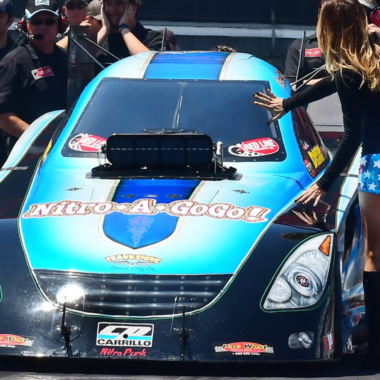 Jeff Diehl races the NHRA's Funny Car division as a throwback to