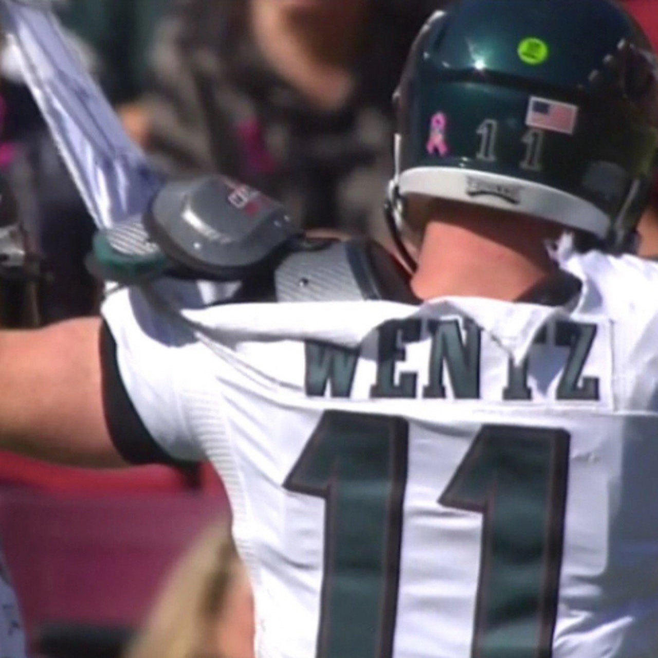 Wentz sales jersey ripped
