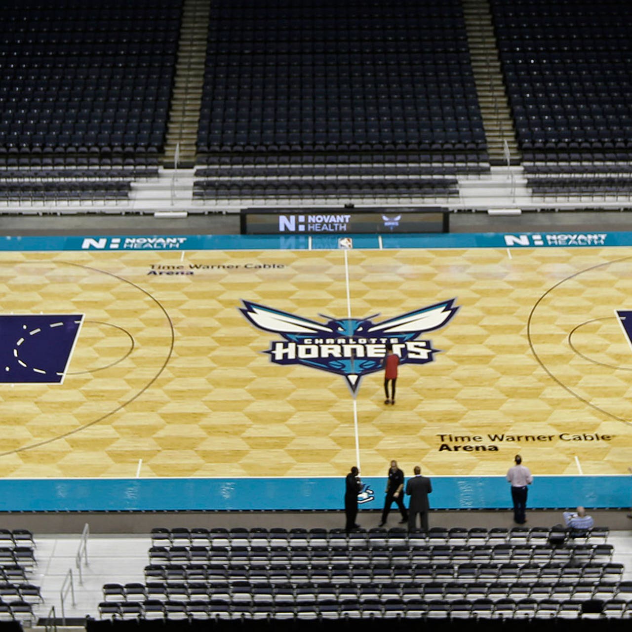 Charlotte Hornets unveil new basketball court design