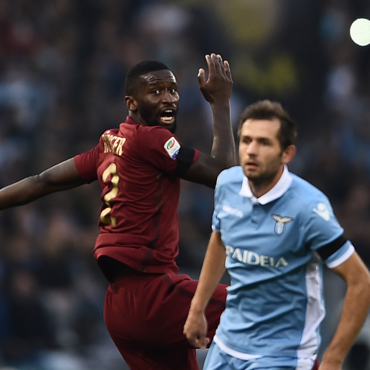 Lulic's racist remarks about Rudiger mar Lazio-Roma Rome derby | FOX Sports