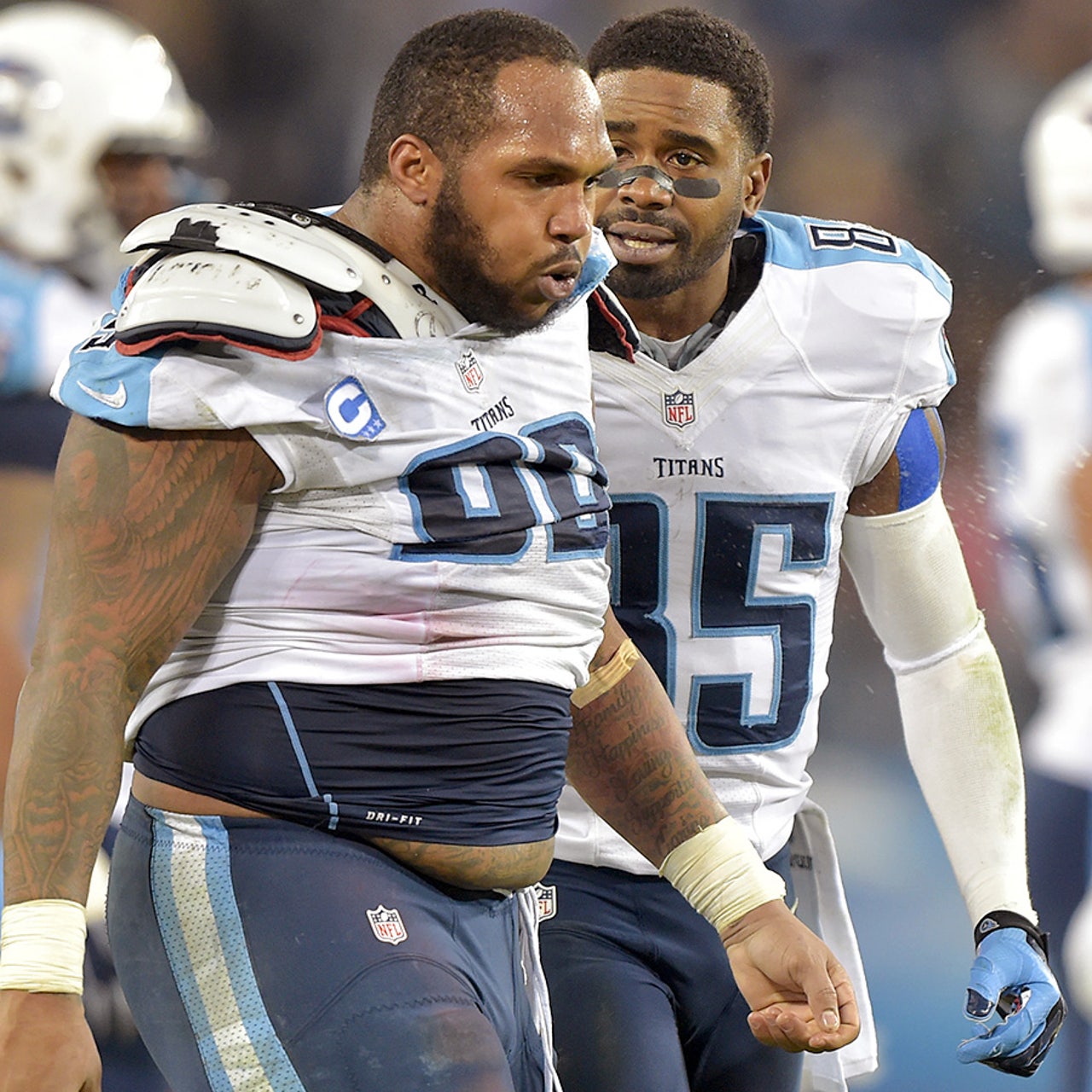 Heftier Jurrell Casey checks in at Titans camp