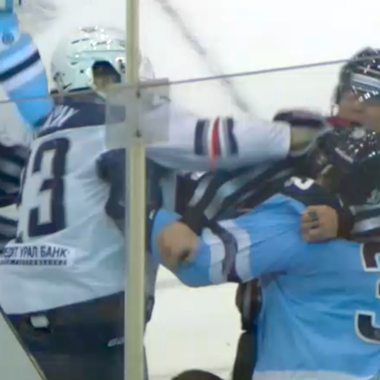 A Blackhawks prospect punched a KHL referee in the face after