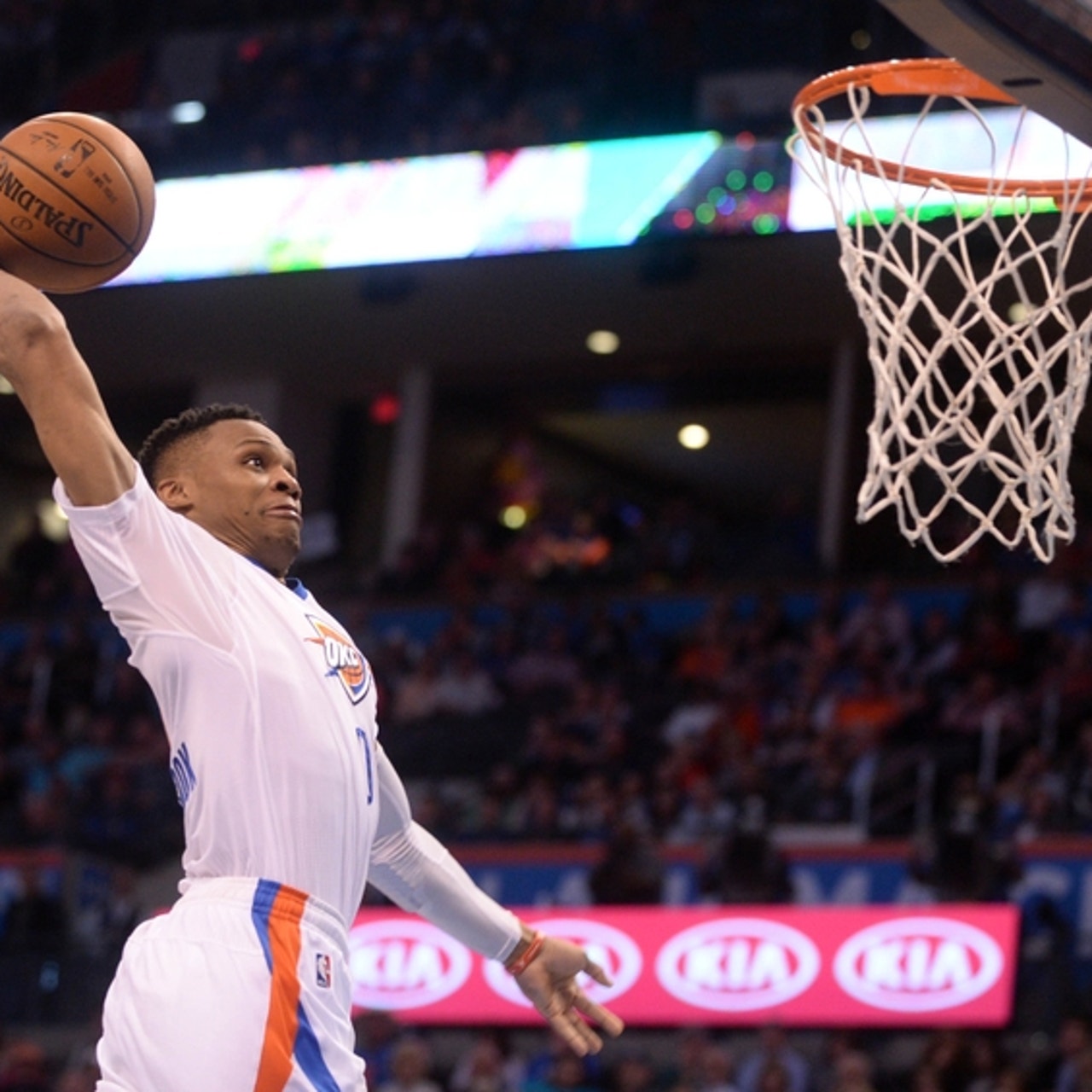 Nobody Can Slow Down Russell Westbrook Driving Full Speed 