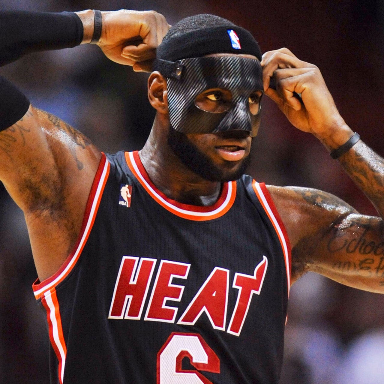 lebron miami heat face