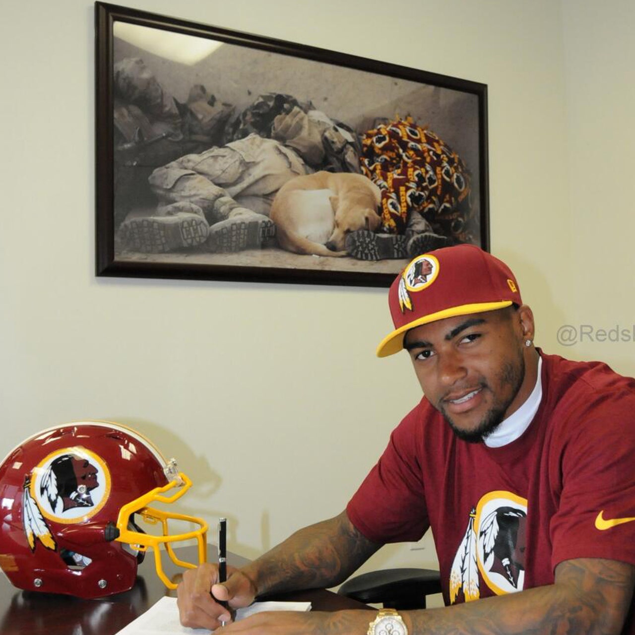 DeSean Jackson deals man hats