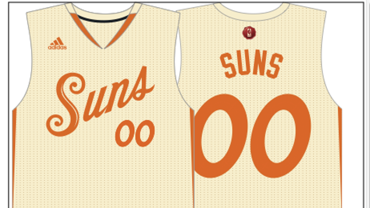 A look at the Suns Christmas jersey concept
