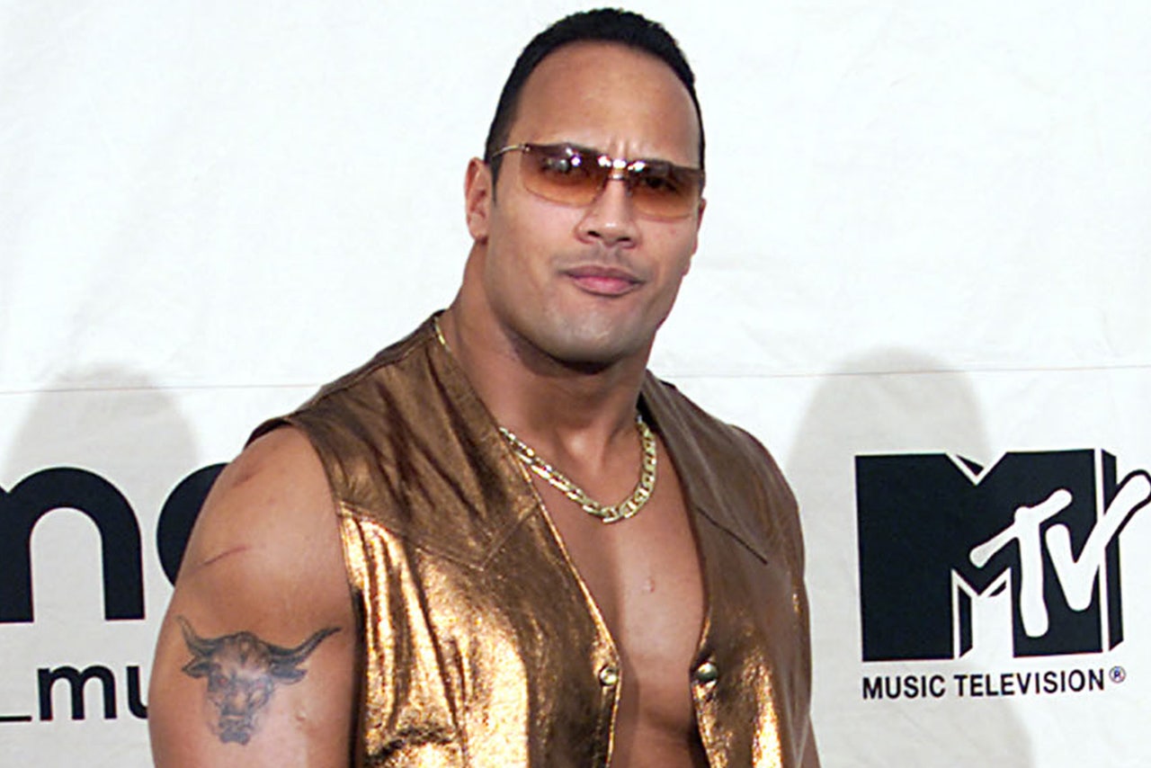 Even The Rock can't believe what he wore to the 2000 MTV VMAs