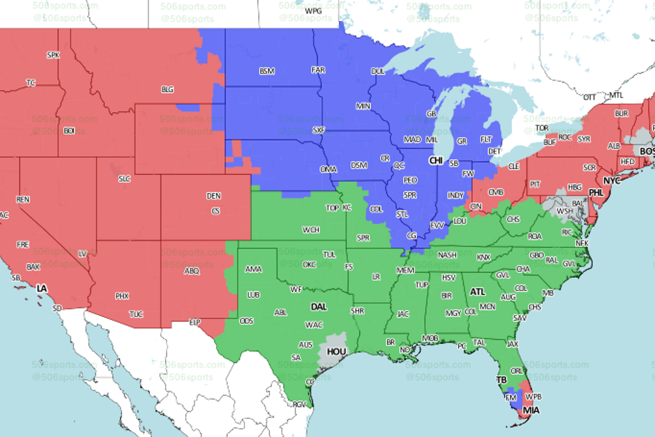 NFL TV Schedule and Broadcast Map: Week 4 | FOX Sports