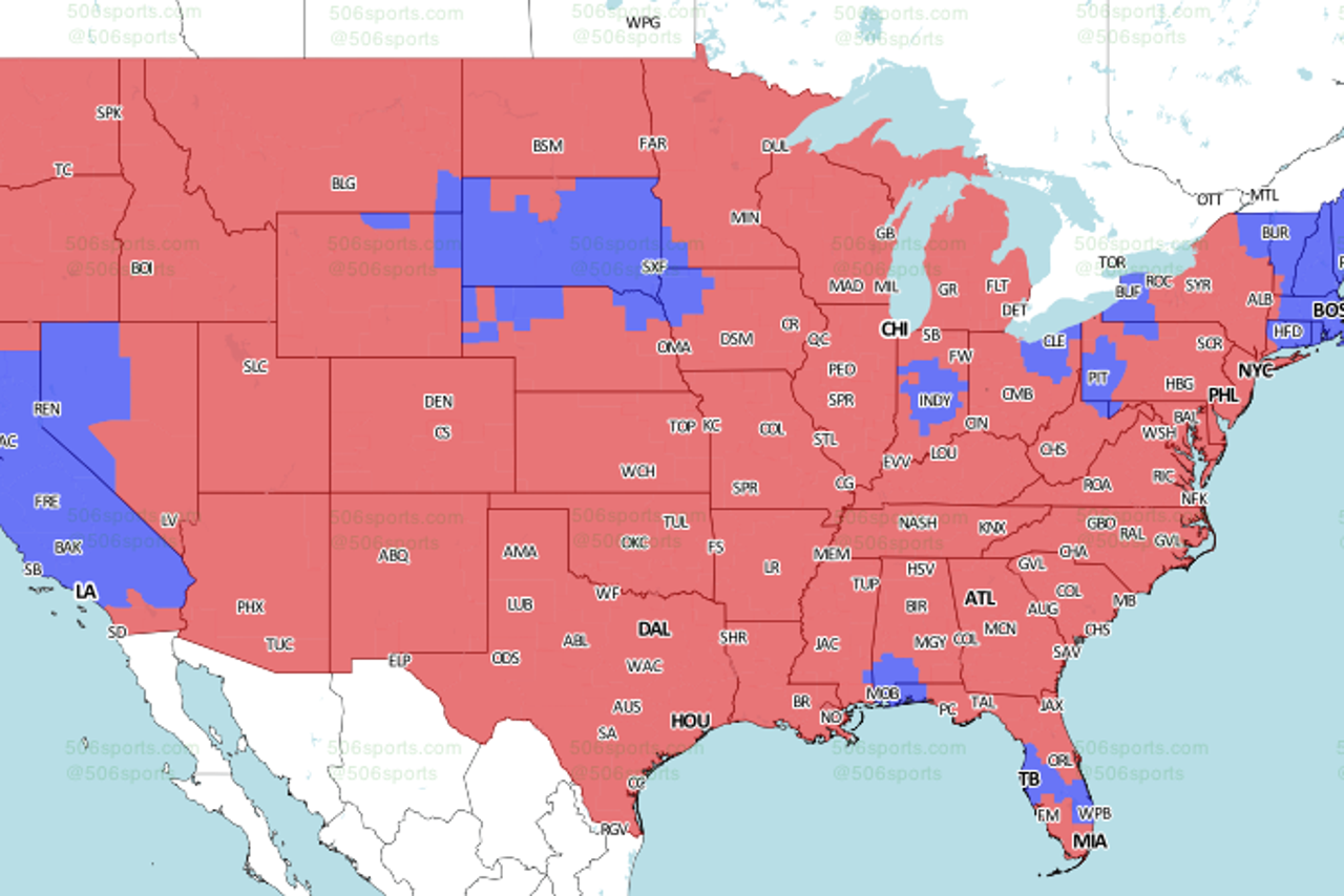 NFL TV Schedule And Broadcast Map: Week 11 | FOX Sports