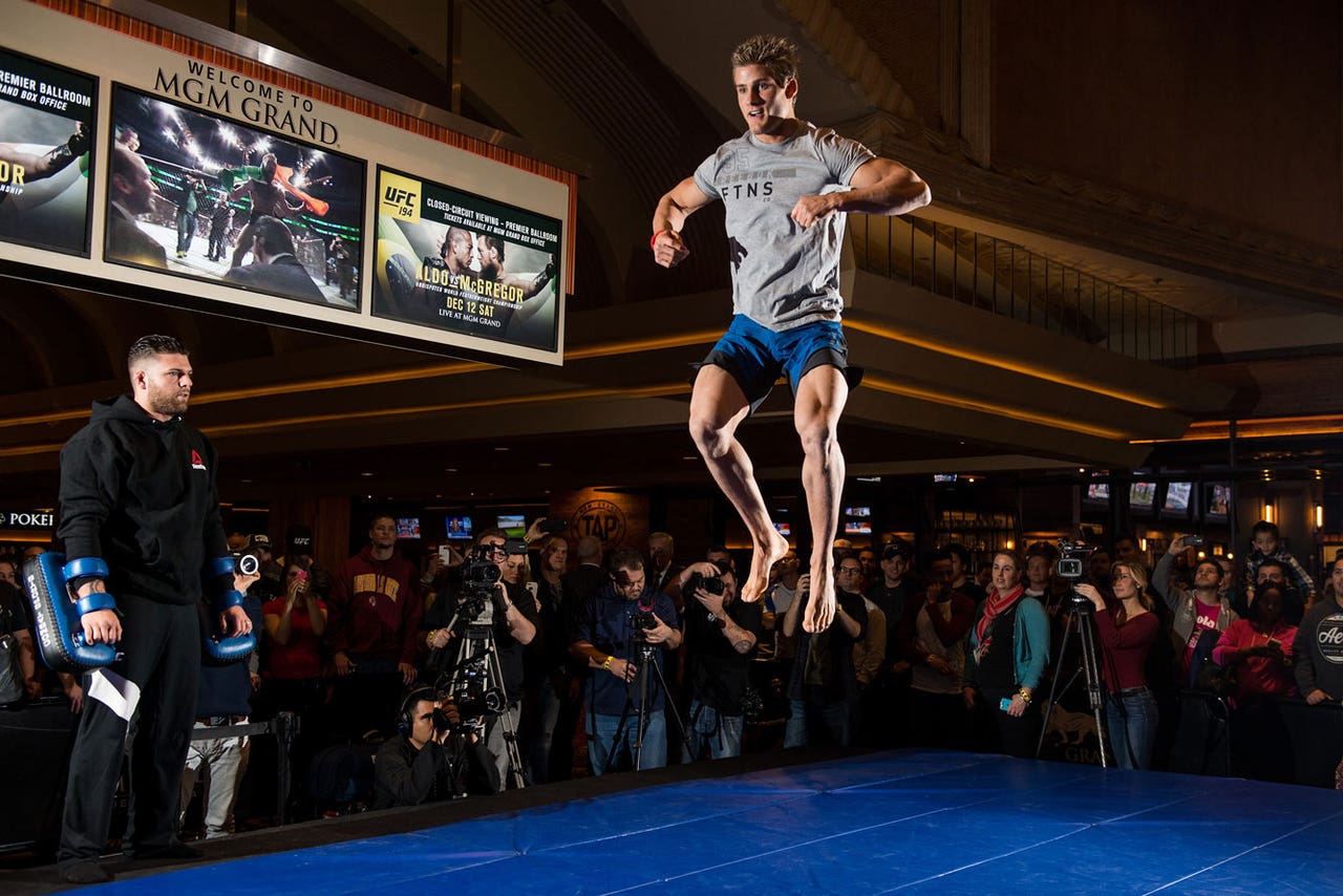 Stars, born and bred, Paige VanZant & Sage Northcutt play to the crowd