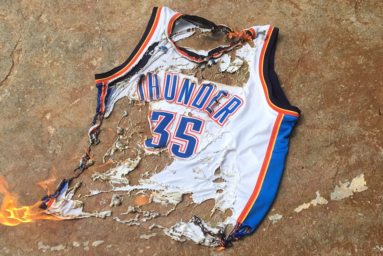 okc thunder kevin durant jersey