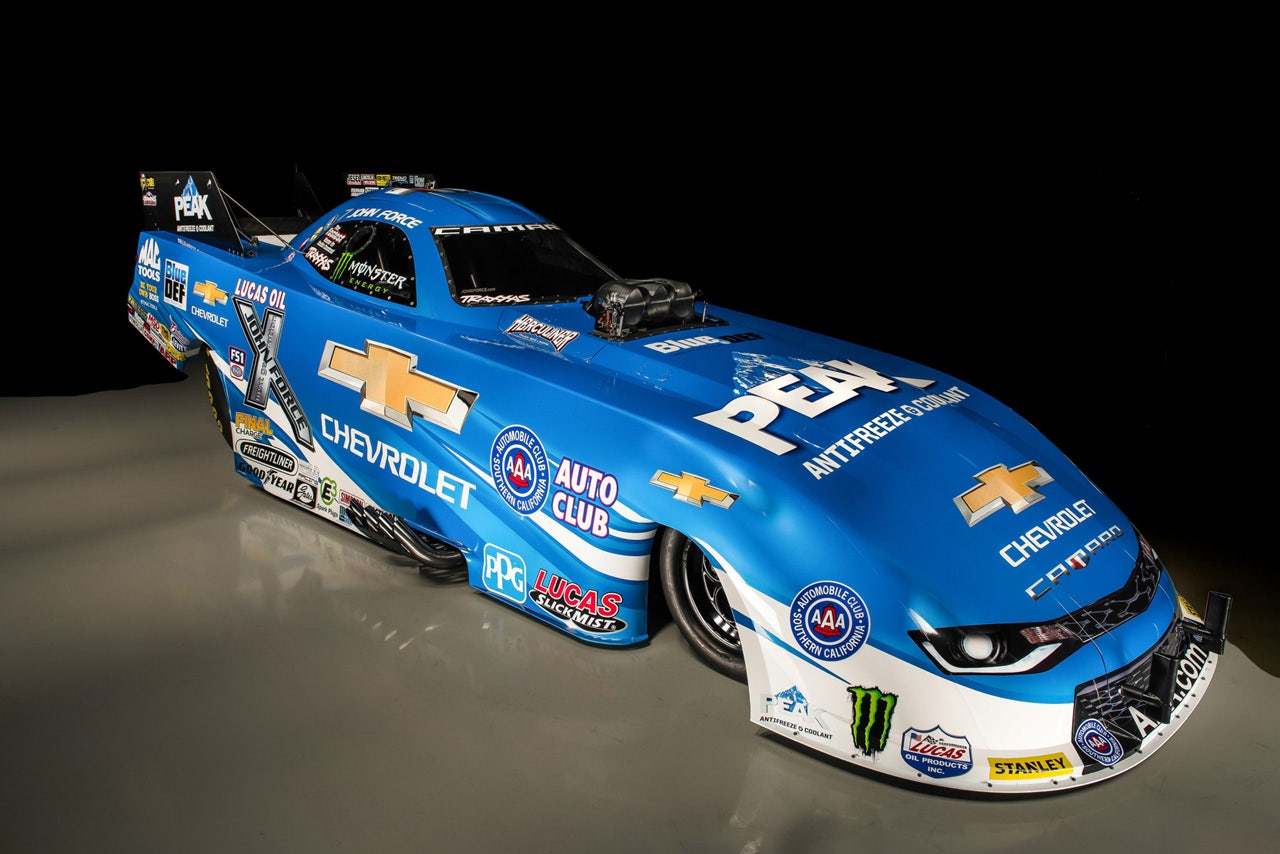 Check Out John Forces New Nhra Funny Car Ride Fox Sports
