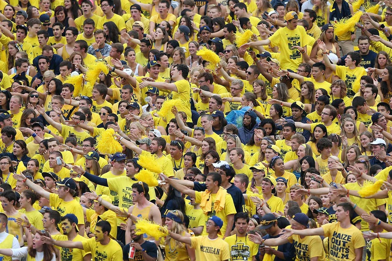 Report Michigan Beats Out Ohio State For Attendance Crown Fox Sports