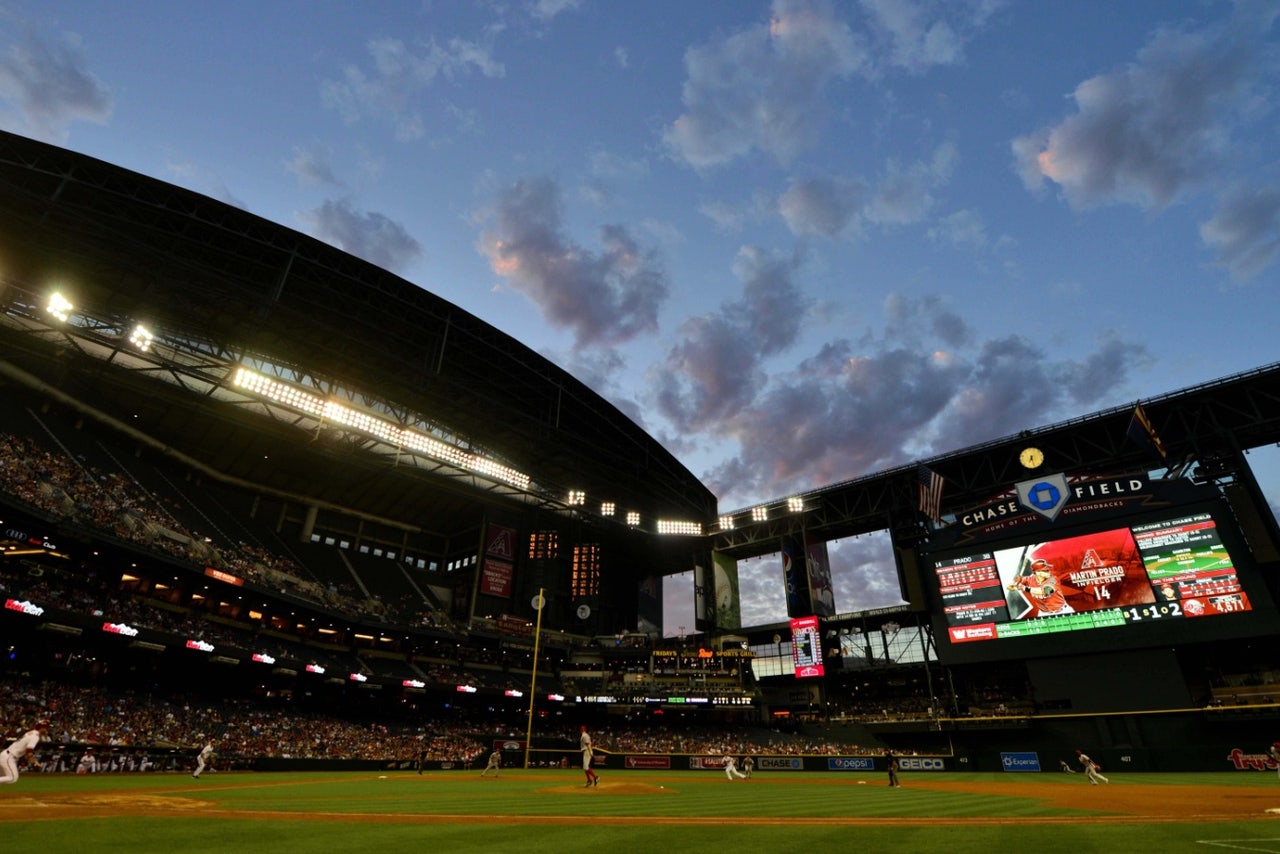 Watch Chase Field's roof open in timelapse video FOX Sports