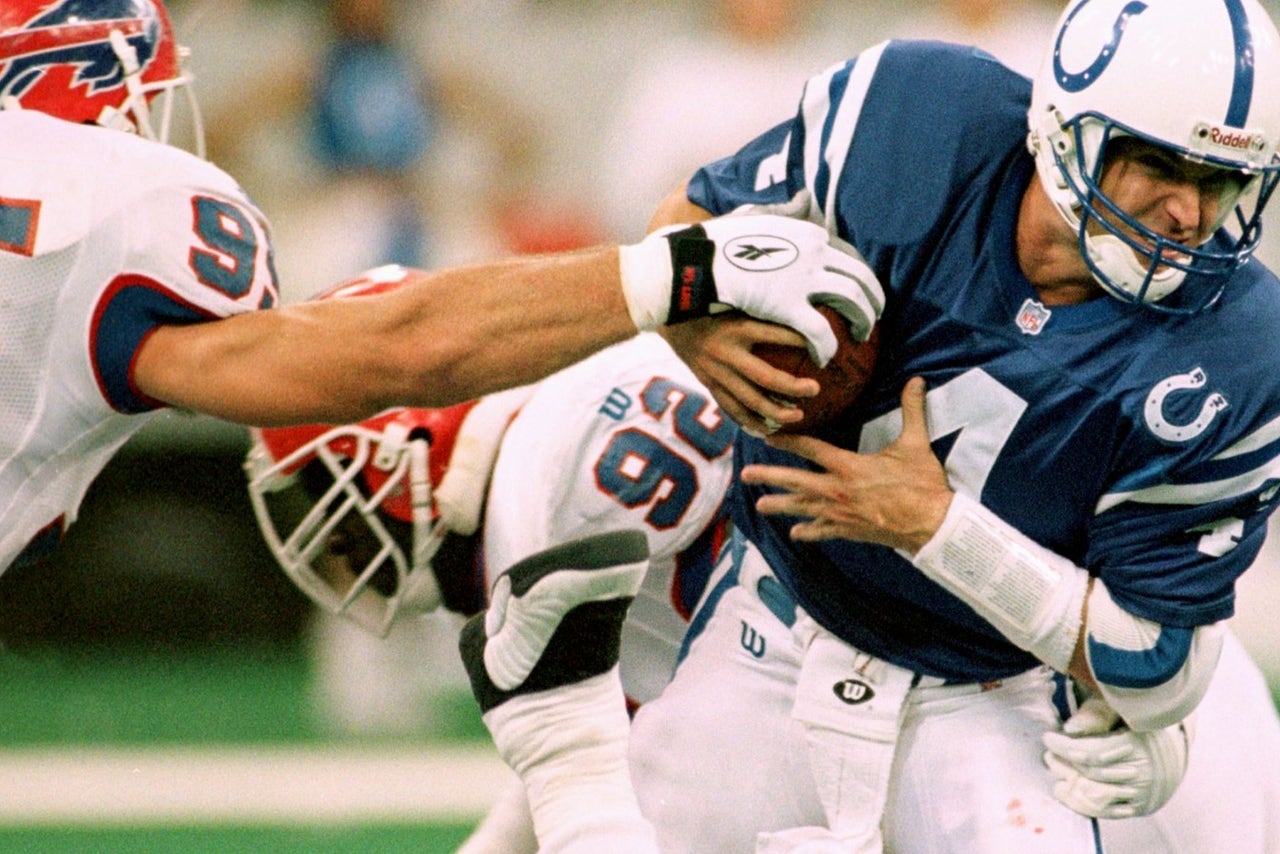 Hand Fox Letf That time Jim Harbaugh broke his hand punching Jim Kelly | FOX Sports