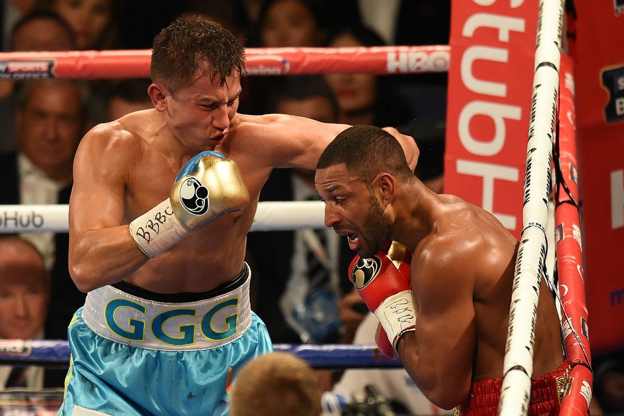 Gennady Golovkin Beats Kell Brook By Tko For 23rd Consecutive Knockout Fox Sports