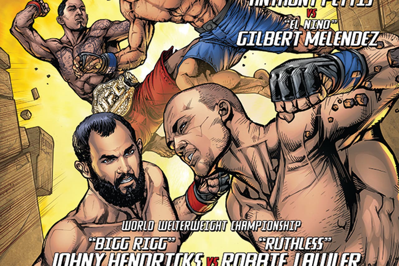 Ufc Teams Up With Dc Comics For Special Poster Promoting Ufc 181 Fox Sports