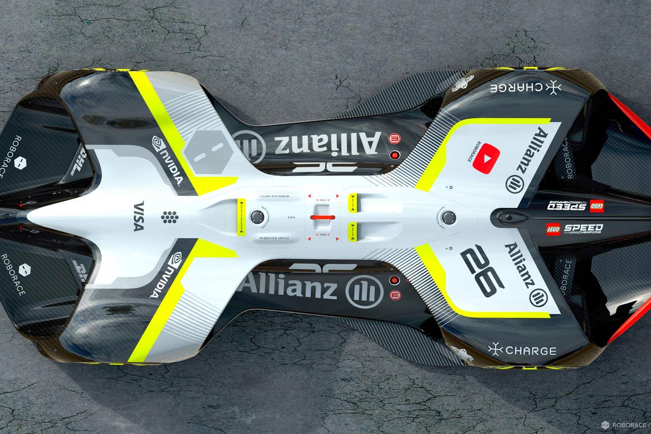 Here's the official 'Robocar' for the autonomous Roborace series