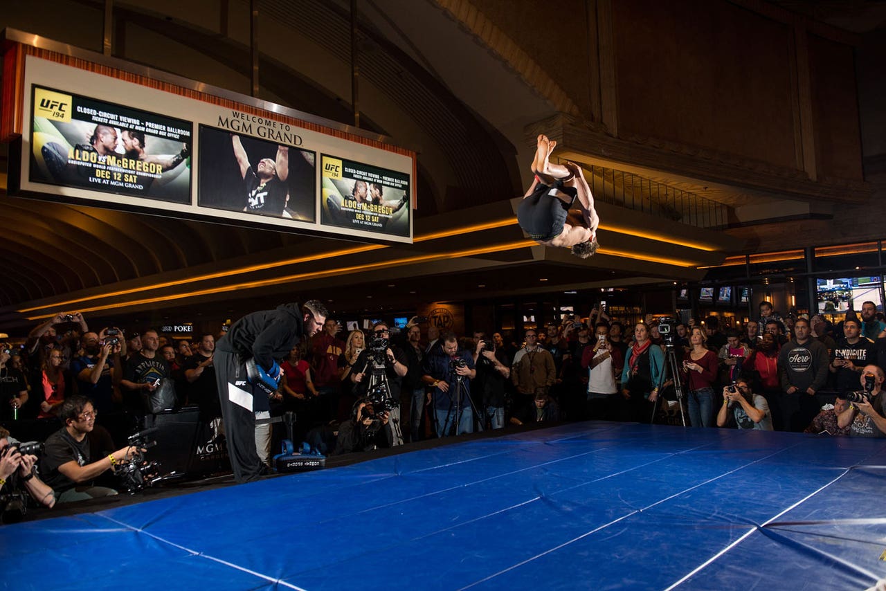 Stars, born and bred, Paige VanZant & Sage Northcutt play to the crowd