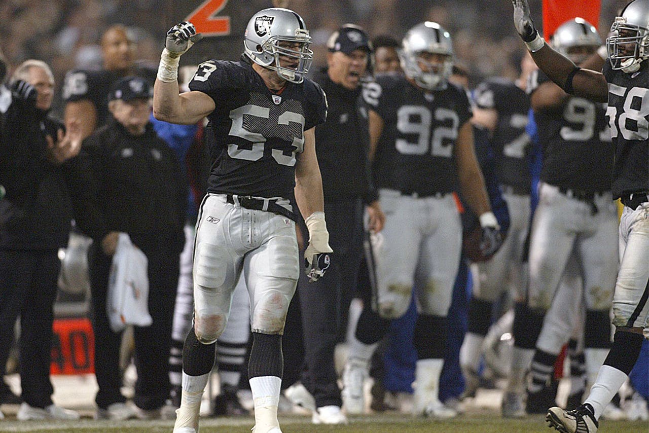 Bill Romanowski Raiders Bill Romanowski Oakland Raiders Linebacker