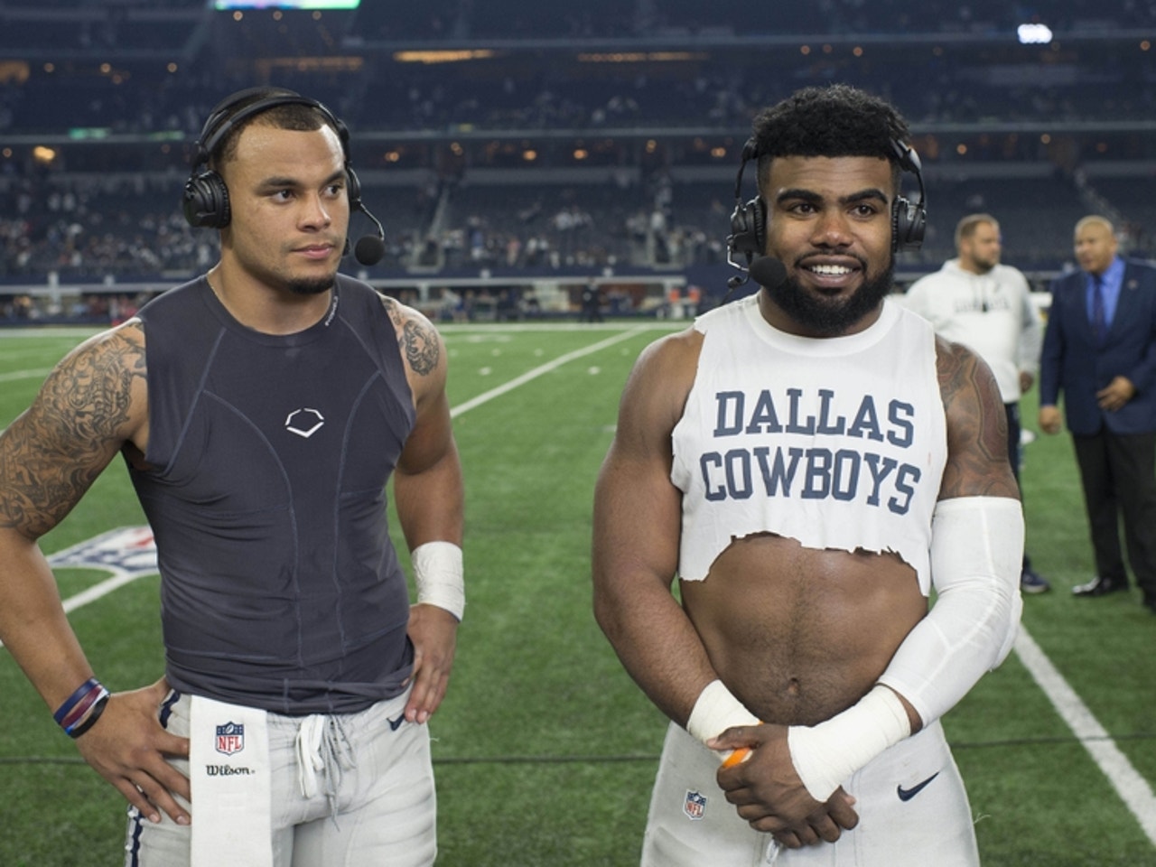 Burleson: Cowboys Ezekiel Elliott will finish third in rushing