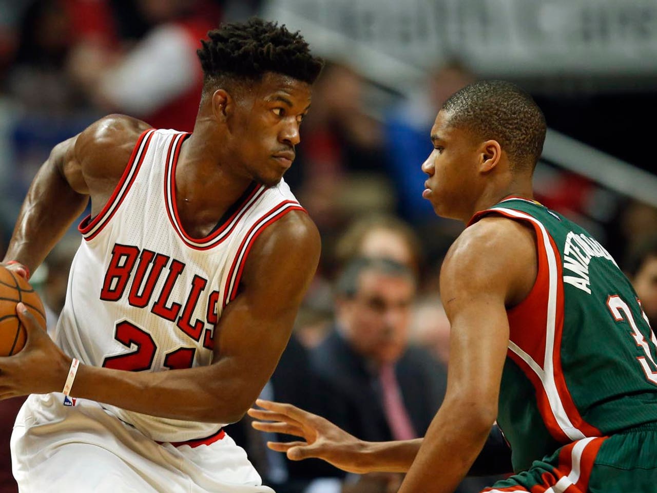 Red Basketball - Jimmy Butler with Brother little teammate Tyller