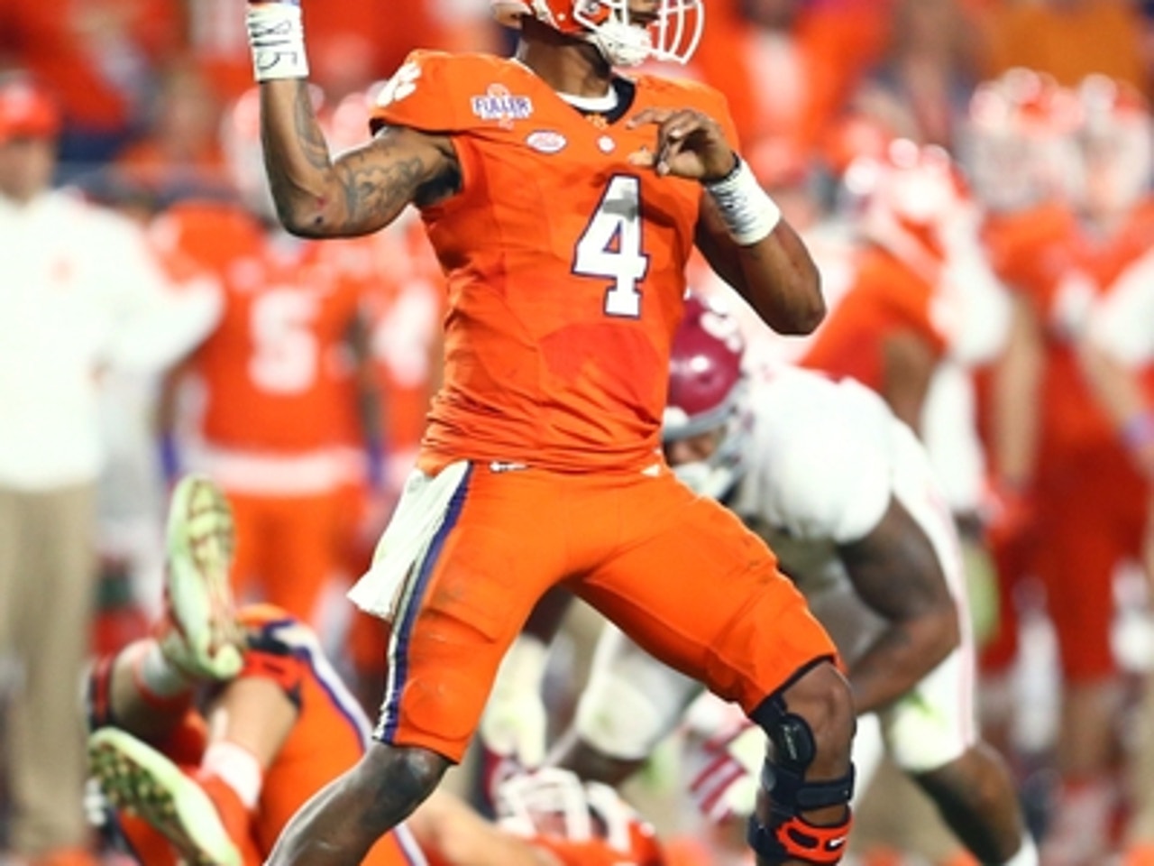 Clemson National Championship #4 For Men's Deshaun Watson Jersey