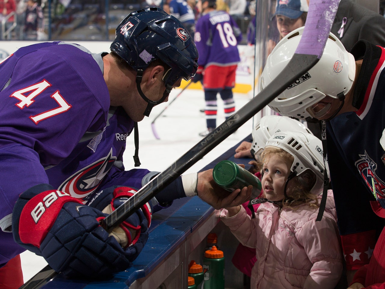 The Blue Jackets' Annual Hockey Fights Cancer Night Will Take Place This  Evening