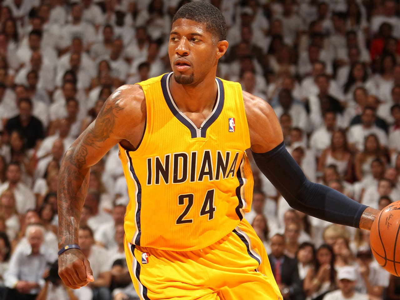 Paul George changes jersey number from 24 to 13, will be known as PG-13