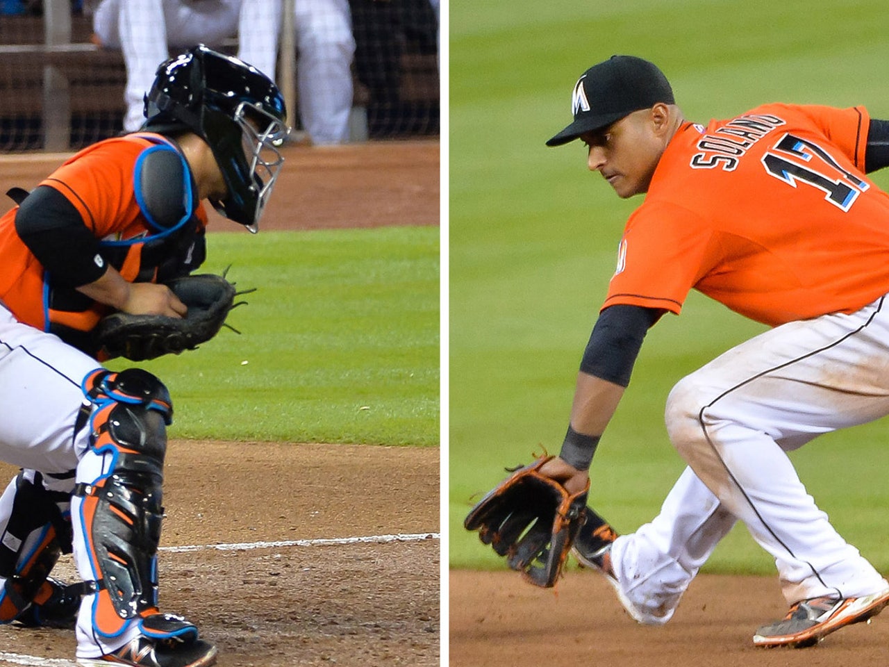 Jhonatan, Donovan Solano become the first set of brothers to start a game  for Marlins | FOX Sports