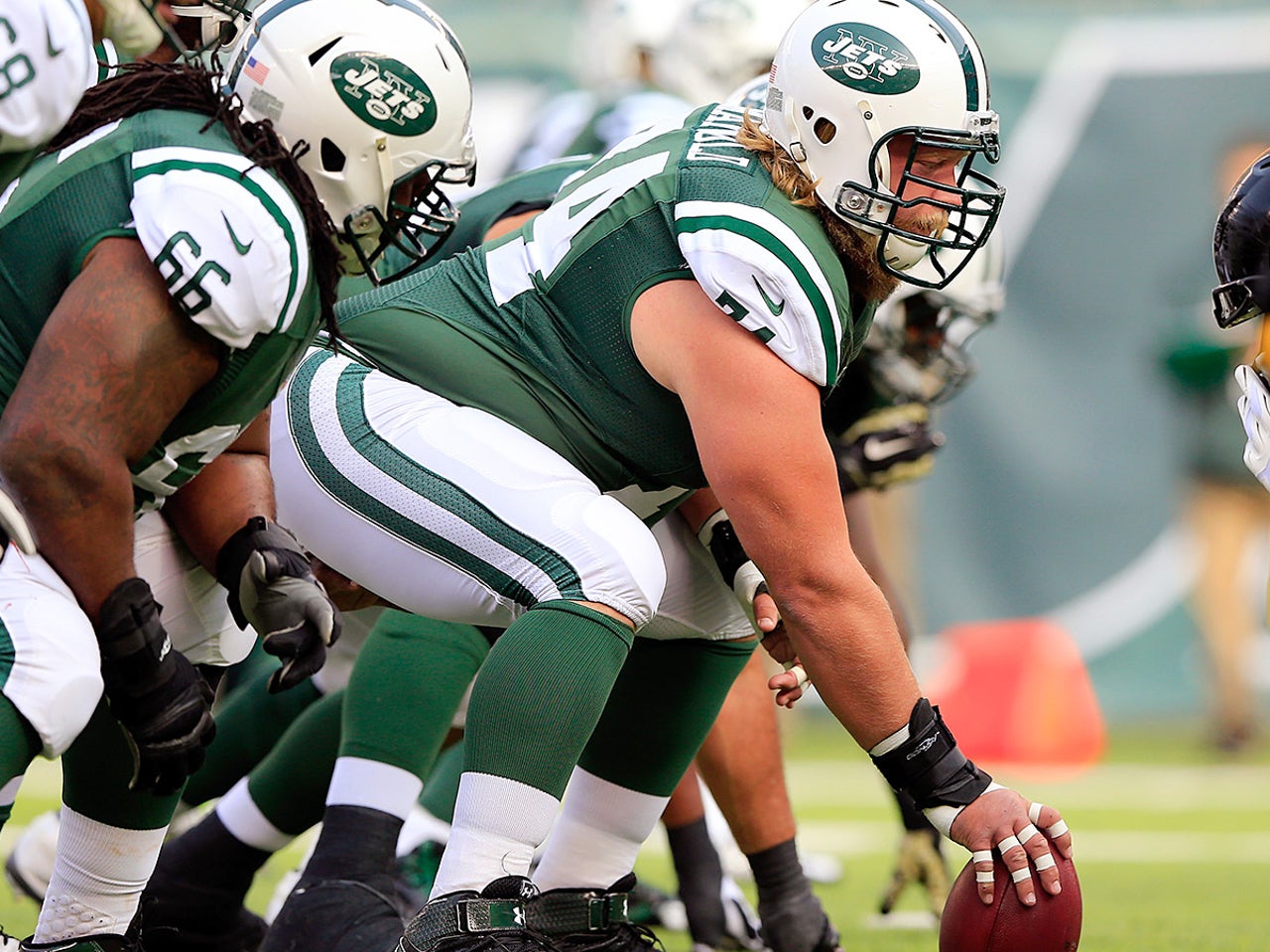 Jets promote center from practice squad with Nick Mangold (neck) sore