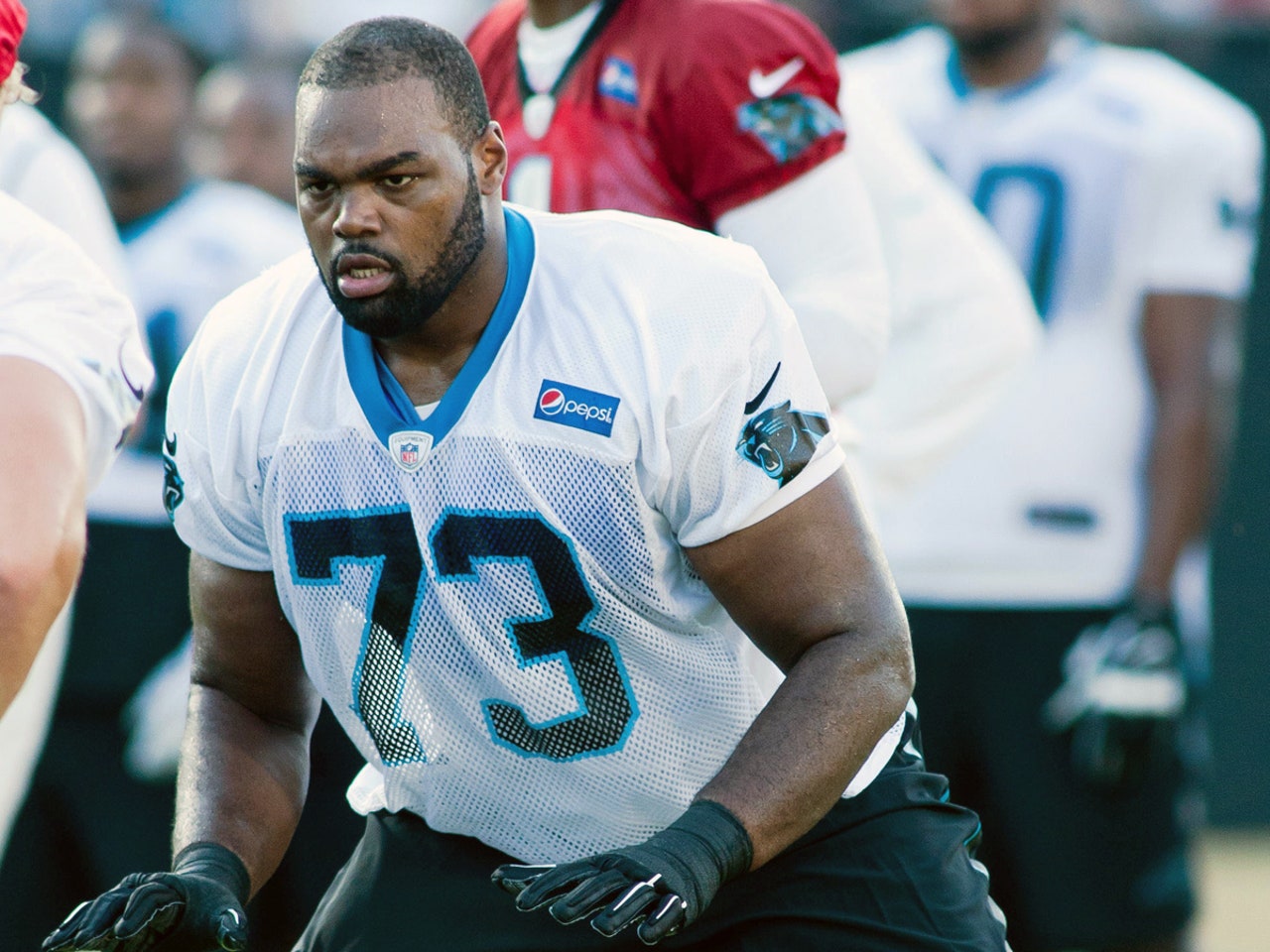 Panthers OL coach John Matsko on Michael Oher: 'I love the guy