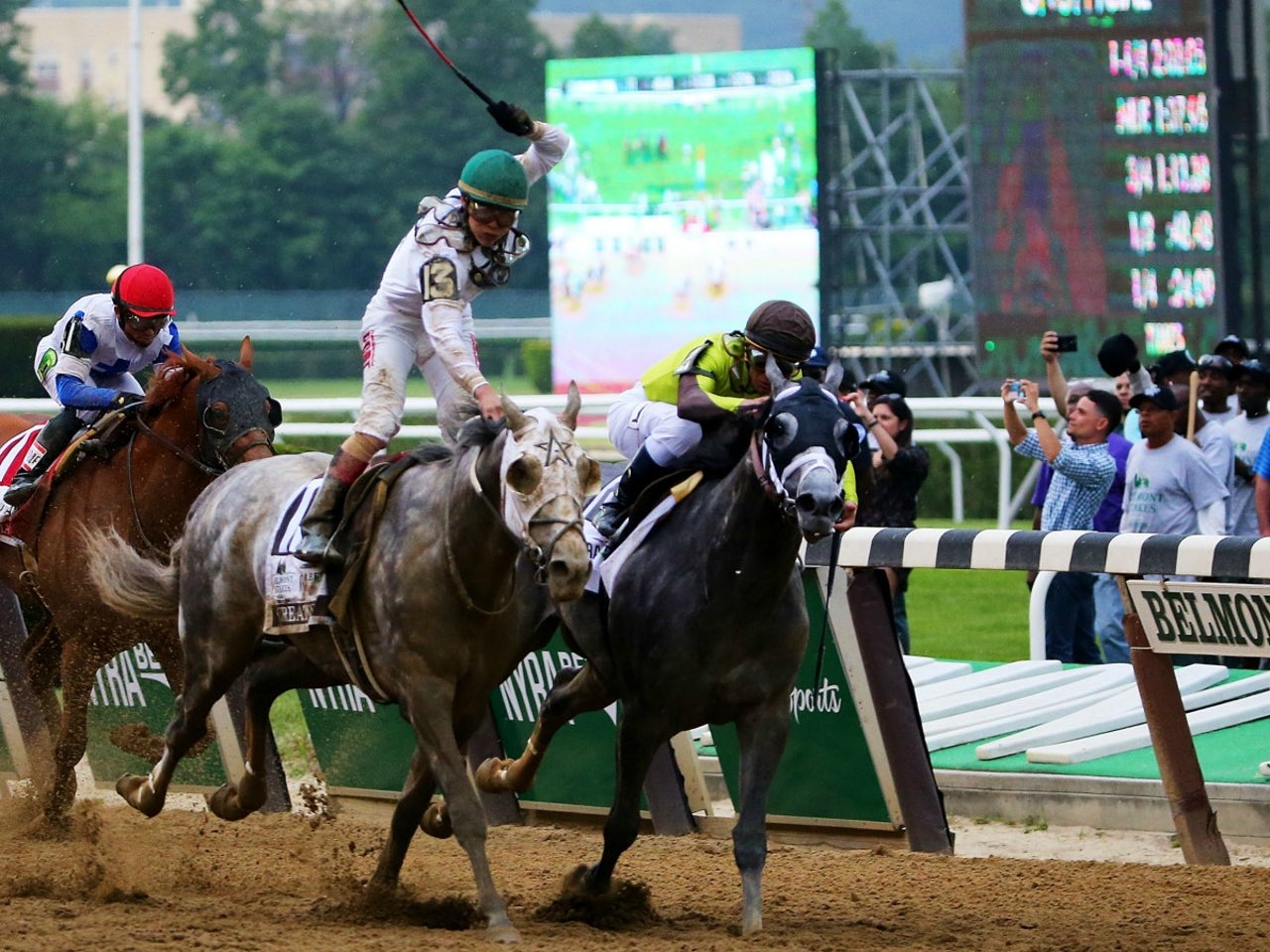 Belmont Stakes to kick off Triple Crown with shorter race June 20 - The  Boston Globe