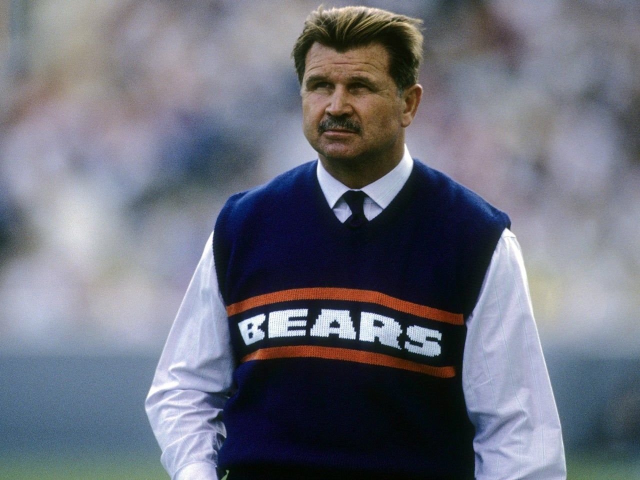 mike ditka bears sweater vest