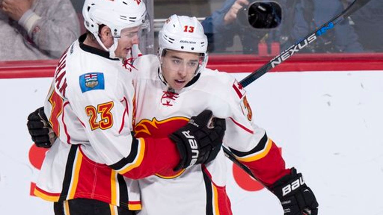 Monahan has 2 goals, assist as Flames beat Canadiens 4-1