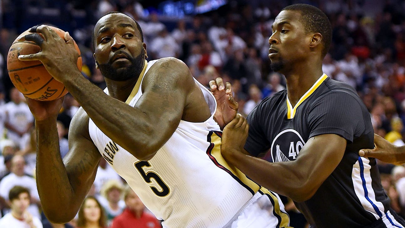 Watch Kendrick Perkins nearly break his own ankles