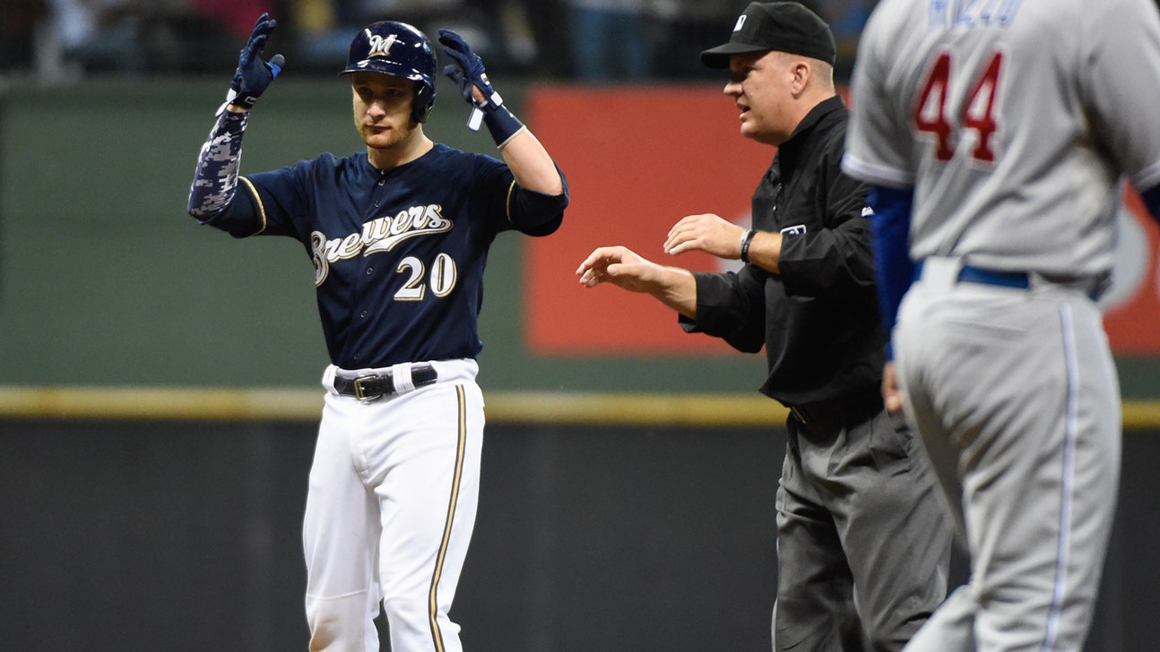 Lucroy sets MLB record for doubles by catcher