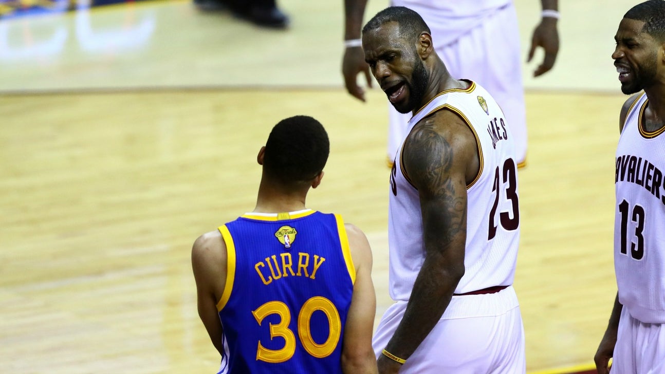Steph Curry won't reveal what LeBron said after huge block