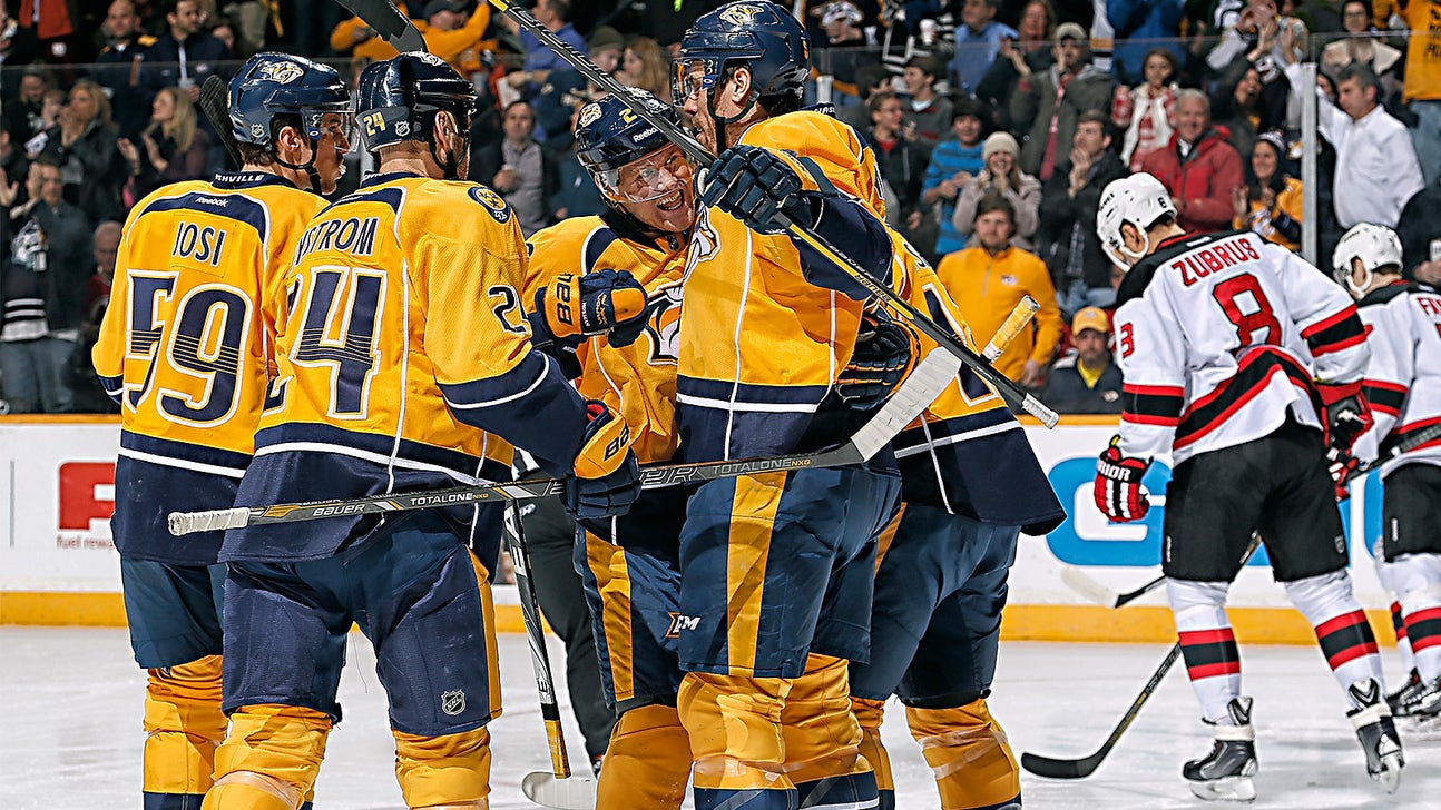 Weber's second of game give Predators OT win over Devils