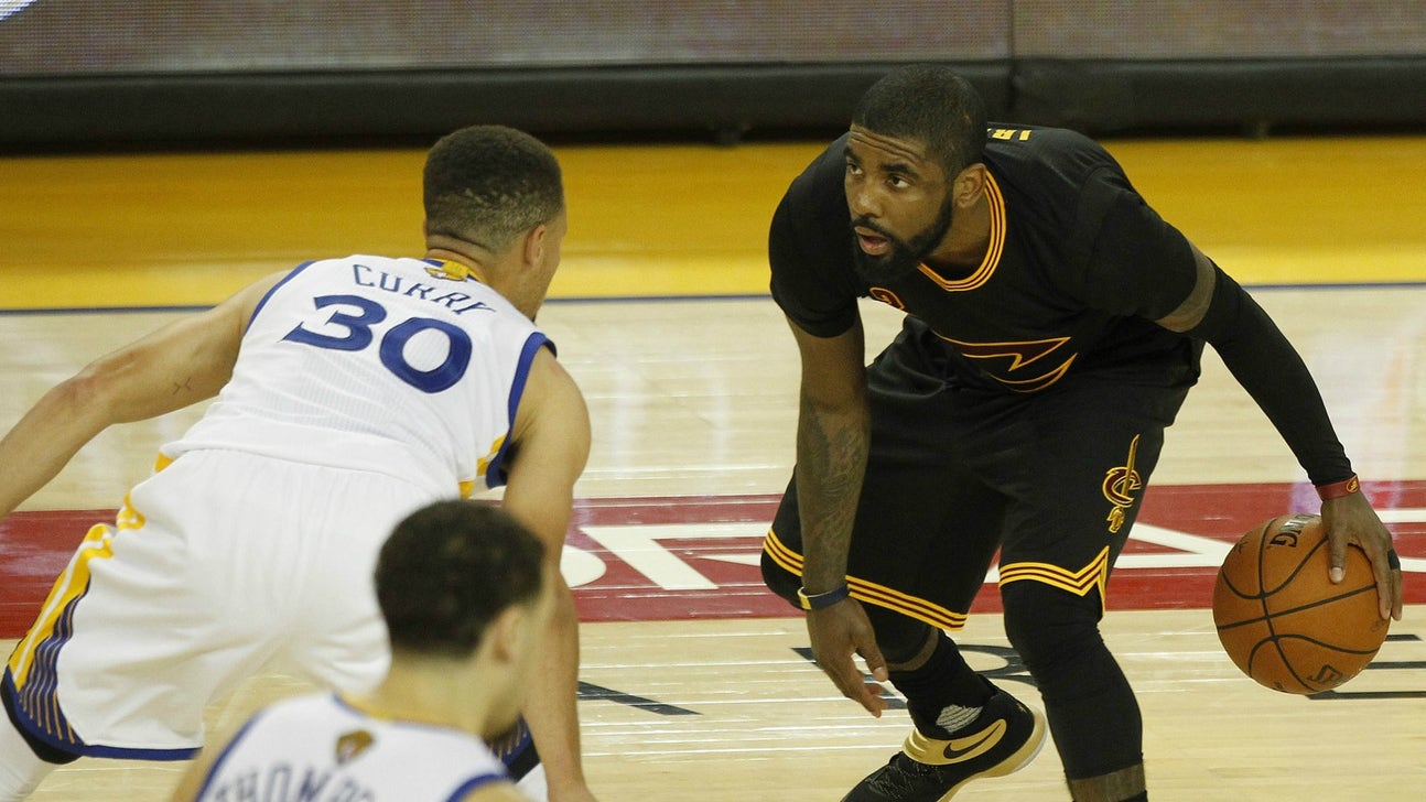 Watch Kyrie Irving hit the 3 over Stephen Curry that clinched the Cavaliers' title
