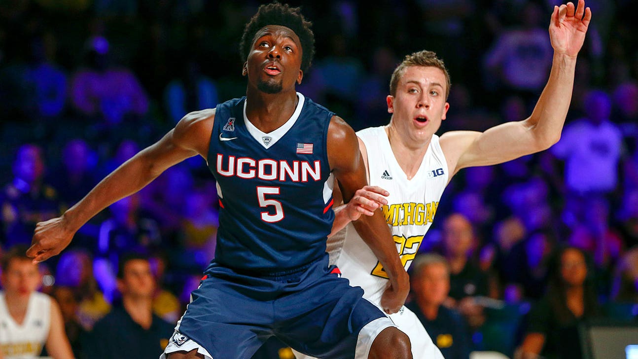 No. 18 UConn has enough up front to survive Michigan rally
