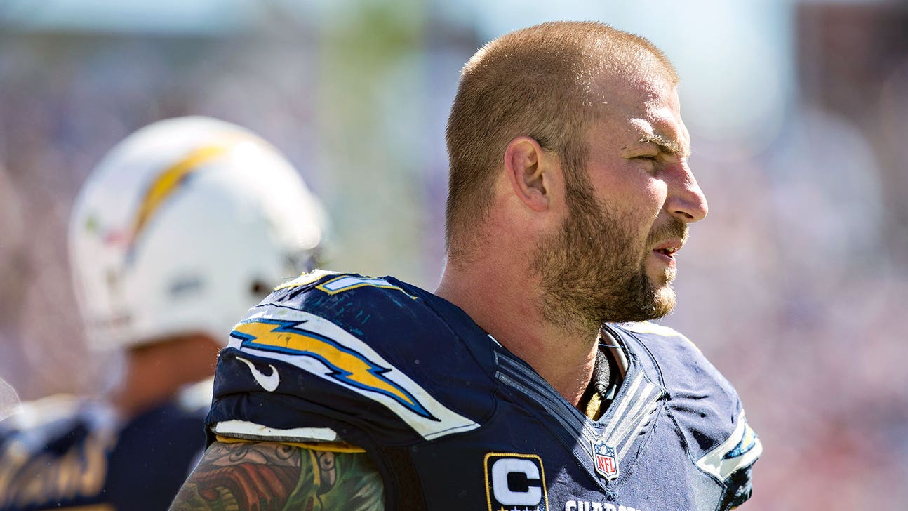 Chargers lose center Nick Hardwick for season with neck stinger