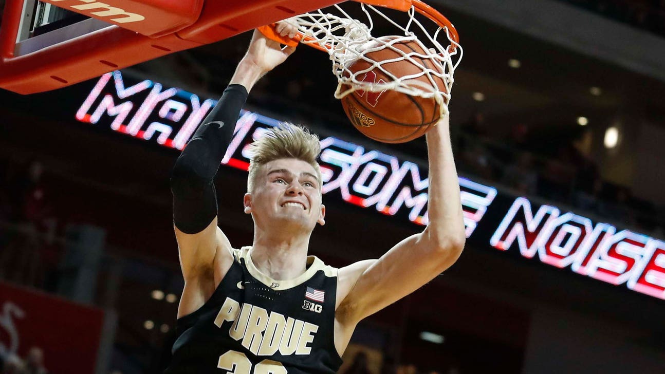 Haarms scores 17 as Purdue slips past Nebraska 75-72