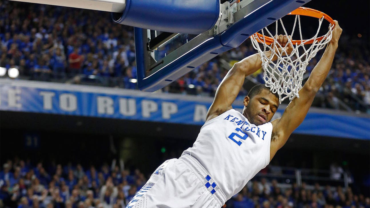 Aaron Harrison helps No. 1 Kentucky pull away from BU