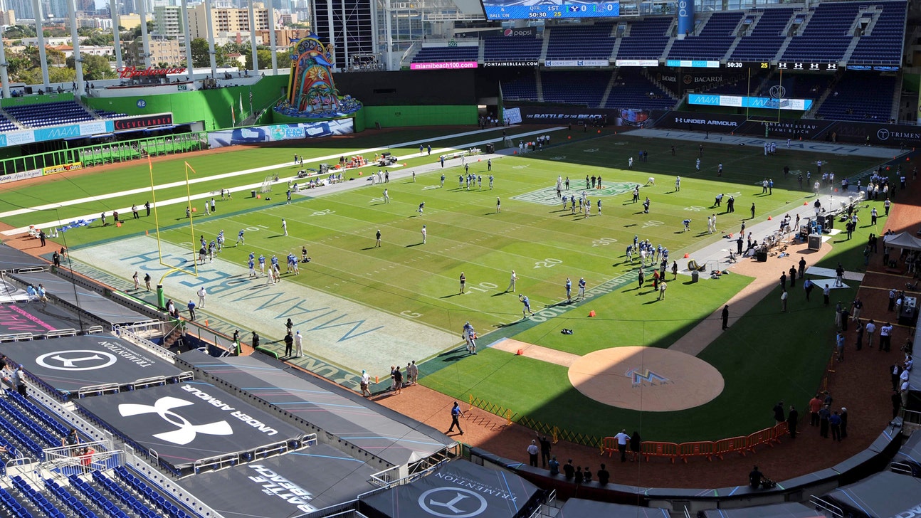 Marlins Park gets plenty to digest in first taste of college football