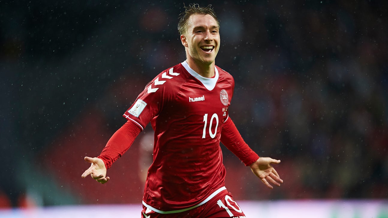 WATCH: Tottenham's Christian Eriksen Scores for Denmark