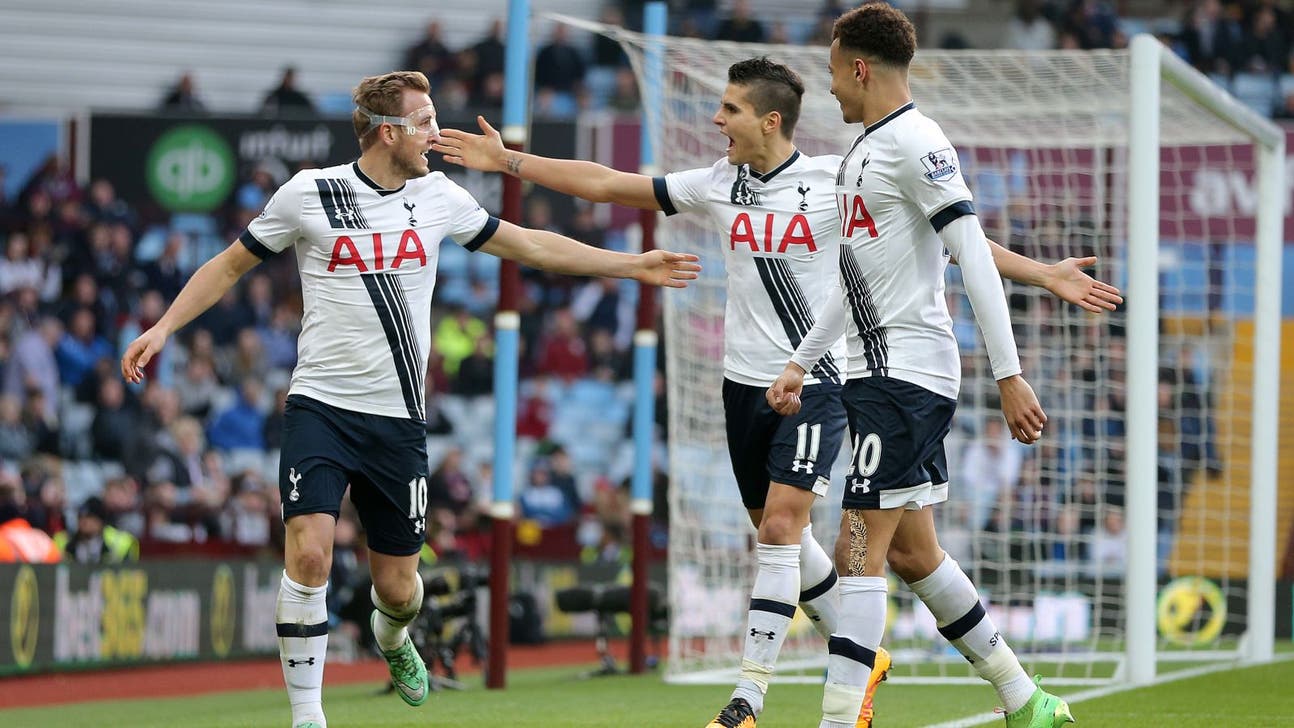 Kane guides Spurs past Villa, close gap on leaders Leicester