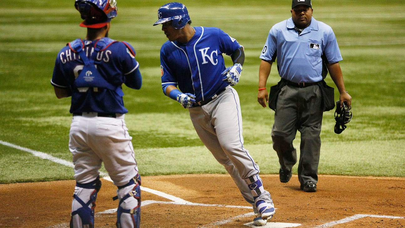 Royals split squad goes deep three times in 7-5 loss to Rangers