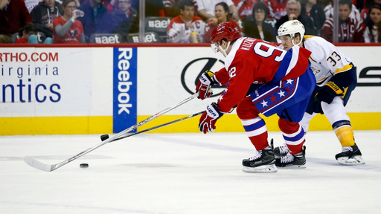 Kuznetsov's passing fancy helps Capitals beat Predators 4-1