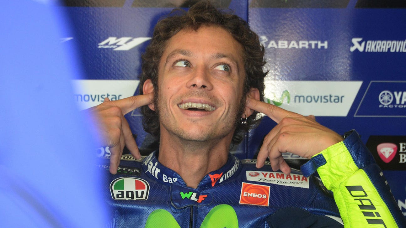 MotoGP: Rossi laughs off crash after sliding off of Honda oil